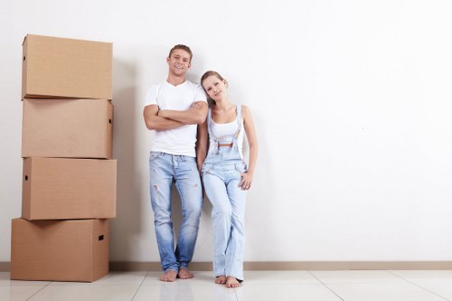 Moving team preparing items safely with insurance-focused service