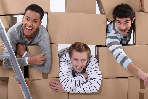 Careful loading of household furniture for a local Colliers Wood move