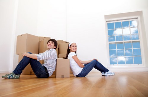 A local removals team supporting a move in Colliers Wood
