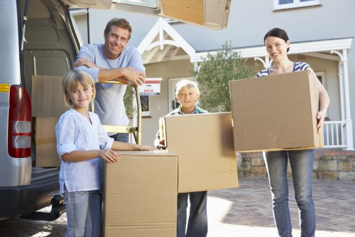 Residential removals access considerations in a Colliers Wood street