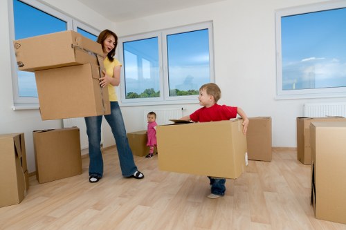 Furniture collection and delivery van service in Colliers Wood