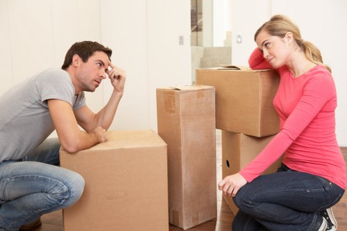 Packing materials for local residential and commercial moves near Colliers Wood