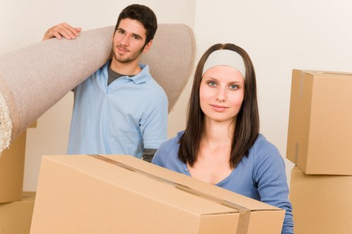 Truck-based moving service for narrow streets and flat access in Colliers Wood